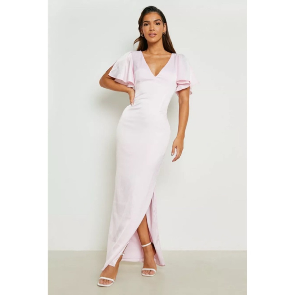Boohoo Satin Dress